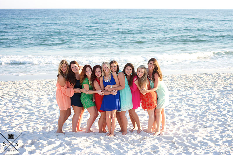 Bachelorette Party Beach Gulf Shores Photography