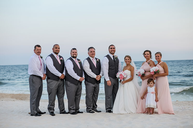 Sunset Wedding Orange Beach Wedding Photography Gulf Shores Wedding Photographer Beach Wedding Pictures