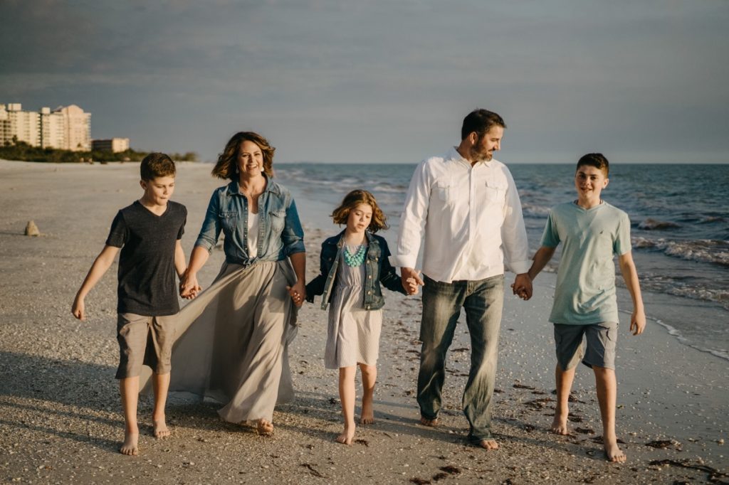 family photography in Fort Myers Beach Florida
