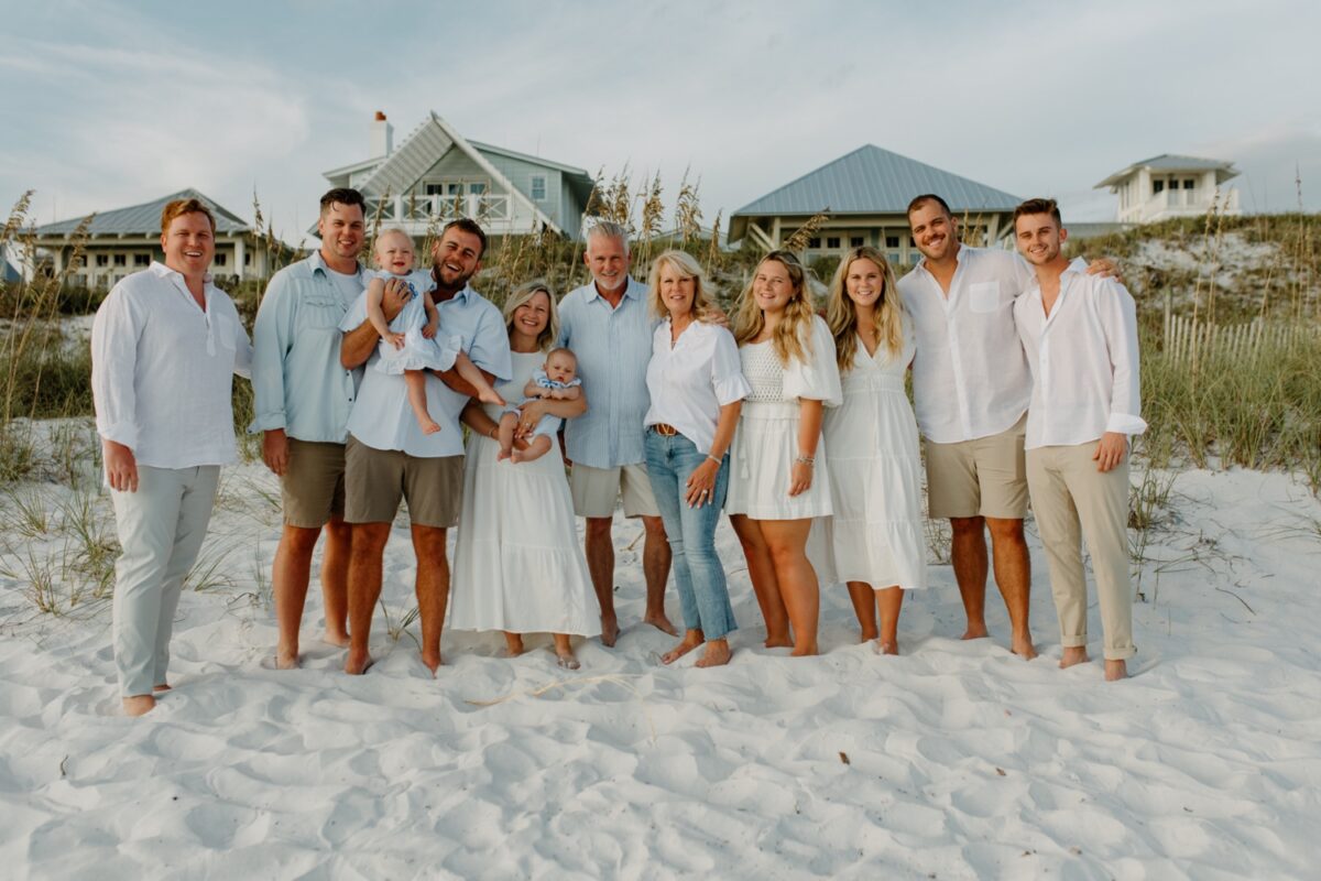 Extended Family Photography On 30A Florida Panhandle