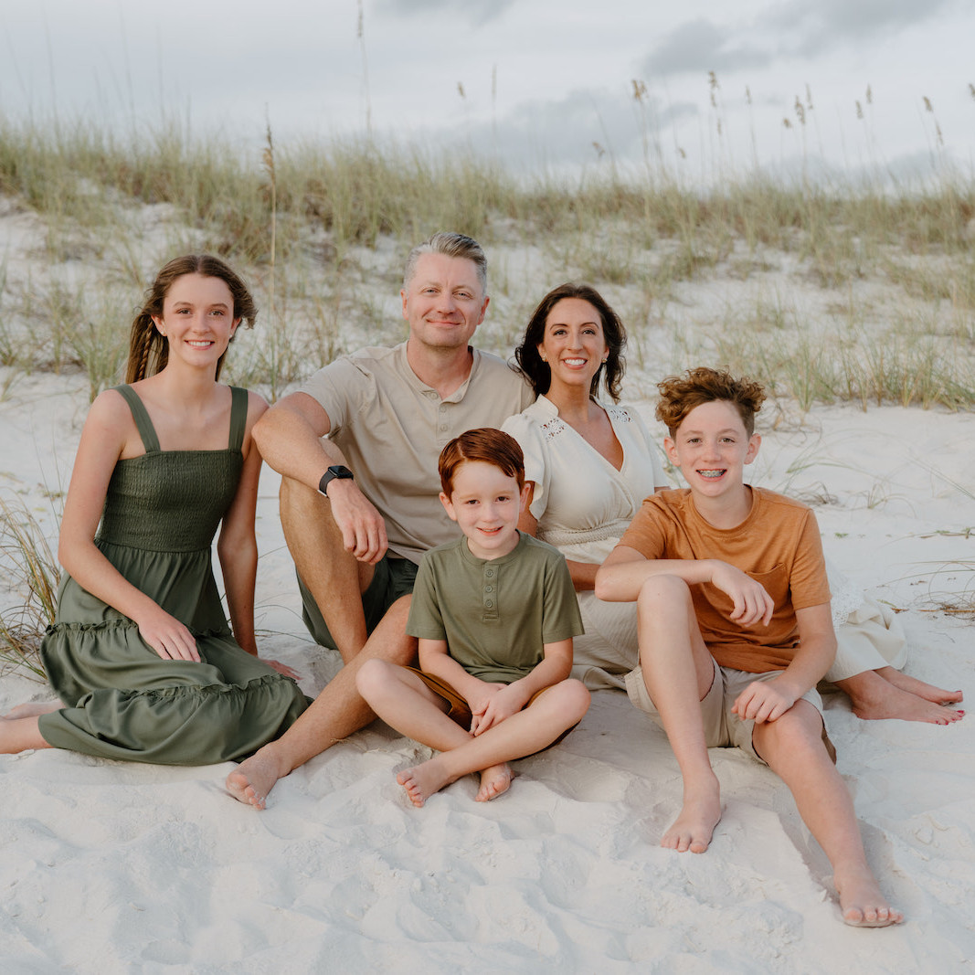 Family beach photography session in Longboat Key, Florida by Shore Shooters